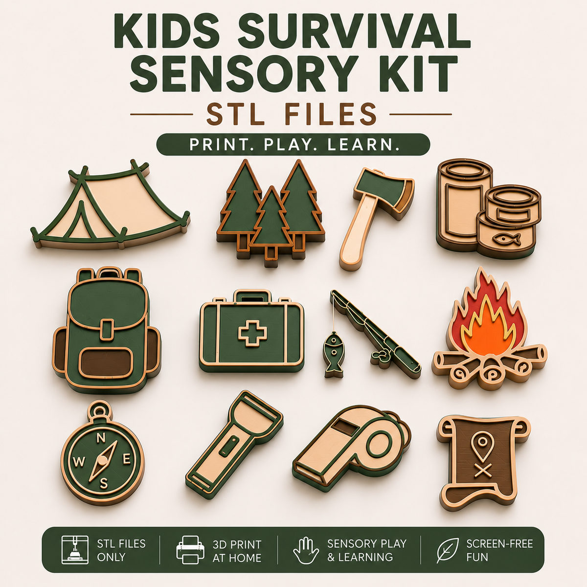Kids Survival Sensory Kit